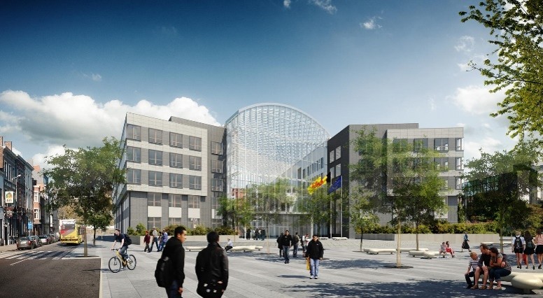 Complexe immobilier comprenant deux immeubles de bureaux et un hôtel